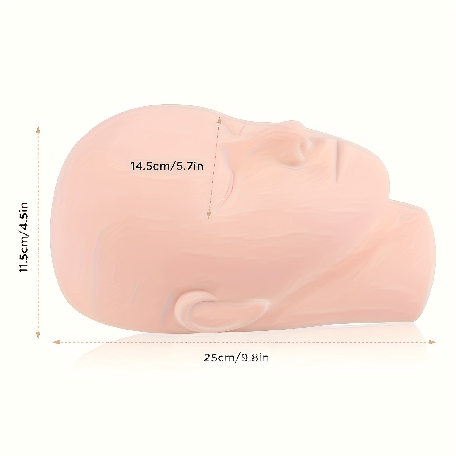 False Eyelash Tool Set, Model Head Tweezers Brush Practice Eyelash Dense Arrangement Eyelash Positioning Sticker Cleaning Brush Glue Ring Set, Tools for Novices to Practice Grafting Eyelashes Dense Arrangement Eyelash Curvature and Thickness Random