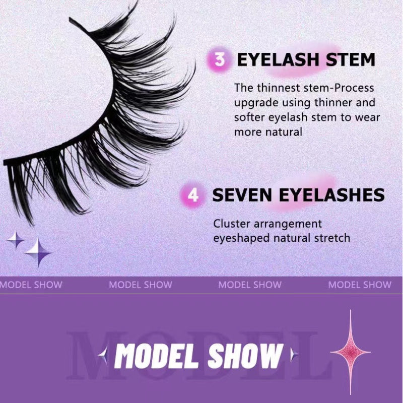 10 Pairs Anime Cosplay False Eyelashes Set, C Curl, 0.03mm-0.05mm Thickness, 10-15mm Length, Natural & Extra Thick Style, Reusable, Beginner Friendly, Multi-Pair Pack