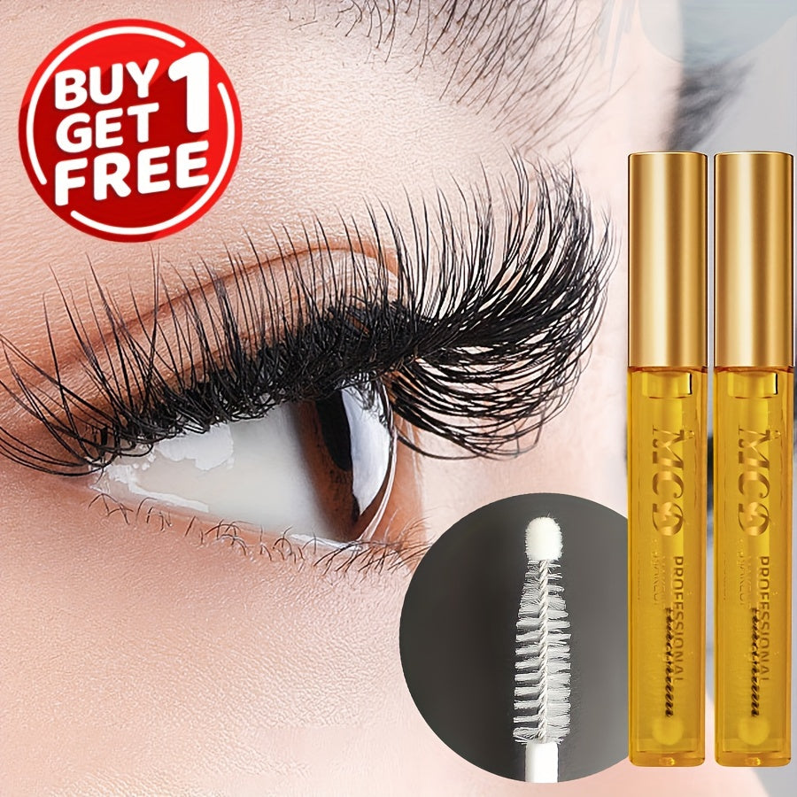 Natural Nourishing Eyelash Serum - Buy 1 Get 1 Free, Slender and Curling Eyelashes, Eye Cosmetics Gel Mascara cream