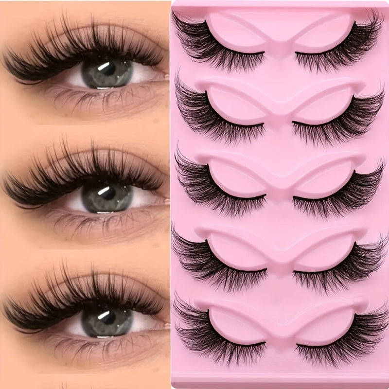 15 Pairs/3 Boxes of Cat Eye False Eyelashes Natural Thick Thick Dramatic Eyelashes 3D Artificial Mink Material Comfortable Reusable Eye Tail Extended Design Look Like Fox Eyes Suitable for Daily Dates, Stage Parties Makeup