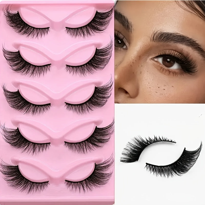 15 Pairs/3 Boxes of Cat Eye False Eyelashes Natural Thick Thick Dramatic Eyelashes 3D Artificial Mink Material Comfortable Reusable Eye Tail Extended Design Look Like Fox Eyes Suitable for Daily Dates, Stage Parties Makeup
