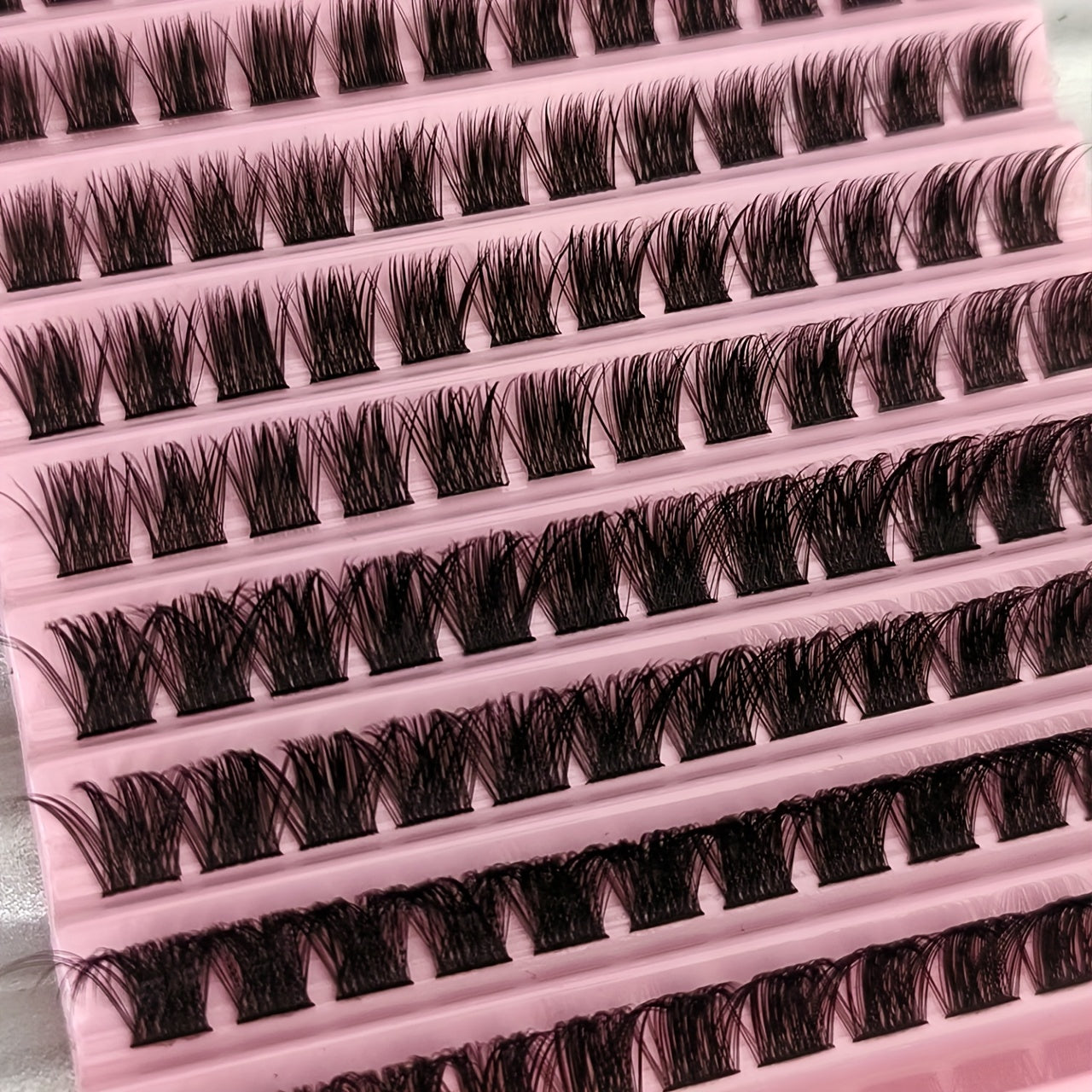 120/160/200pcs Natural Look D Curl Lash Clusters (9–16mm), DIY Eyelash Extensions Kit with Mixed 40D, T50, 80D, and 80D-Cat Eye Styles, Extra Thick Beginner-Friendly, Lightweight, Comfortable to Wear, and Reusable for Salon-Quality Results at Home