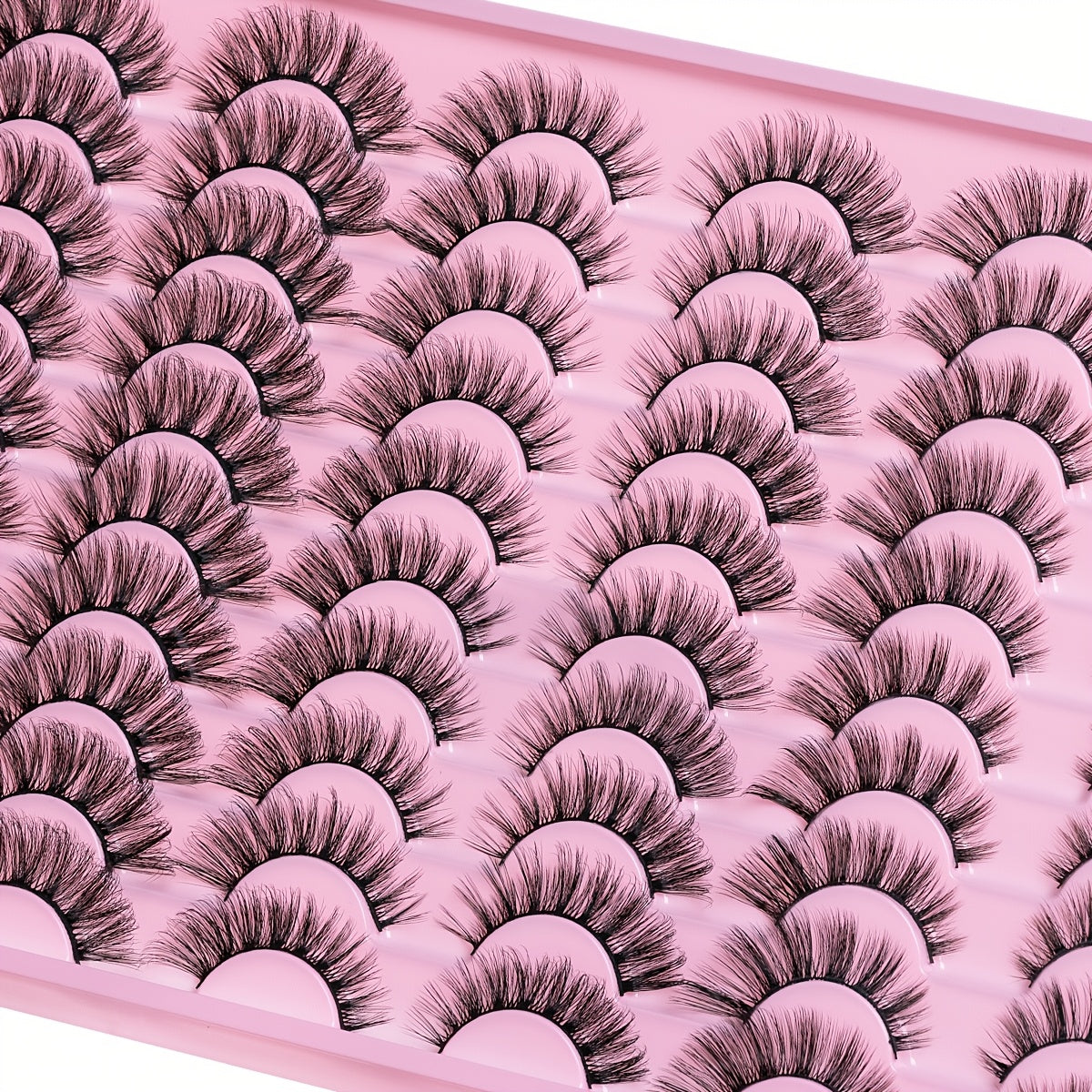 30 Pairs of Black False Eyelashes Mix 3 Styles, Thick Curly Eyelashes Cat-Eye Fluffy Lashes, For Daily & Party Makeup
