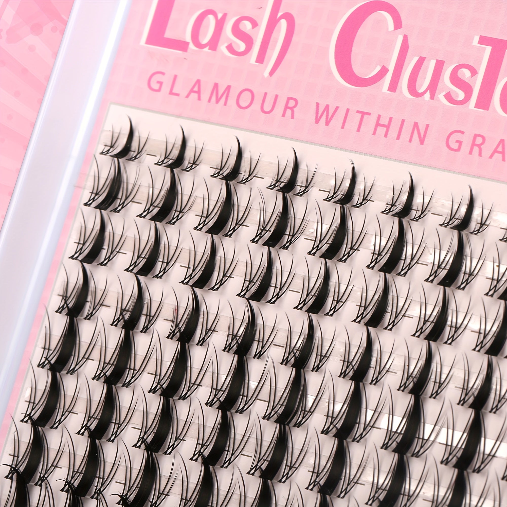140pcs Fairy Lash Kit - 8-18mm Manga Eyelash, C Curl, Ultra-Thin Invisible Band, Natural Extensions for DIY Anime Lashes