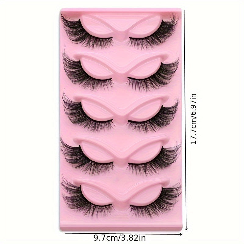 15 Pairs/3 Boxes of Cat Eye False Eyelashes Natural Thick Thick Dramatic Eyelashes 3D Artificial Mink Material Comfortable Reusable Eye Tail Extended Design Look Like Fox Eyes Suitable for Daily Dates, Stage Parties Makeup
