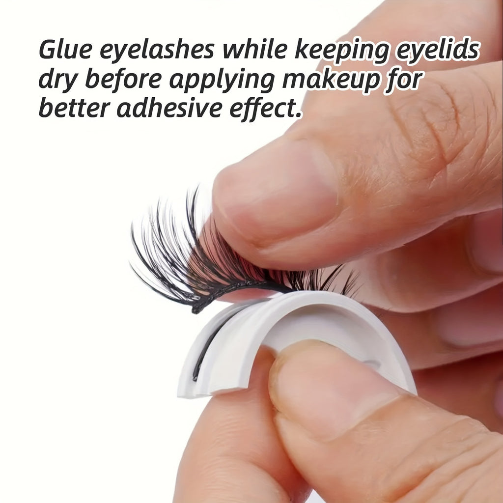 [Glue Free] Self Adhesive Eyelashes | 3 Pairs | 3D Faux Mink | Glue Free, Reusable | Natural Look | 5-14mm