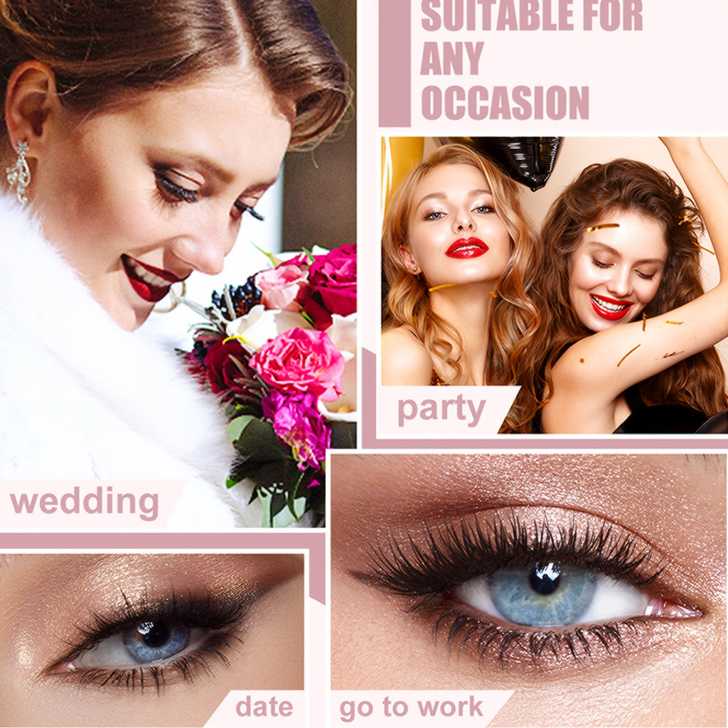 [Magnetic 3D Eyelashes] 7 Times Magnetic 3D Eyelashes | Reusable, Daily Wear, No Glue Needed, Long-lasting Beauty Without Worries