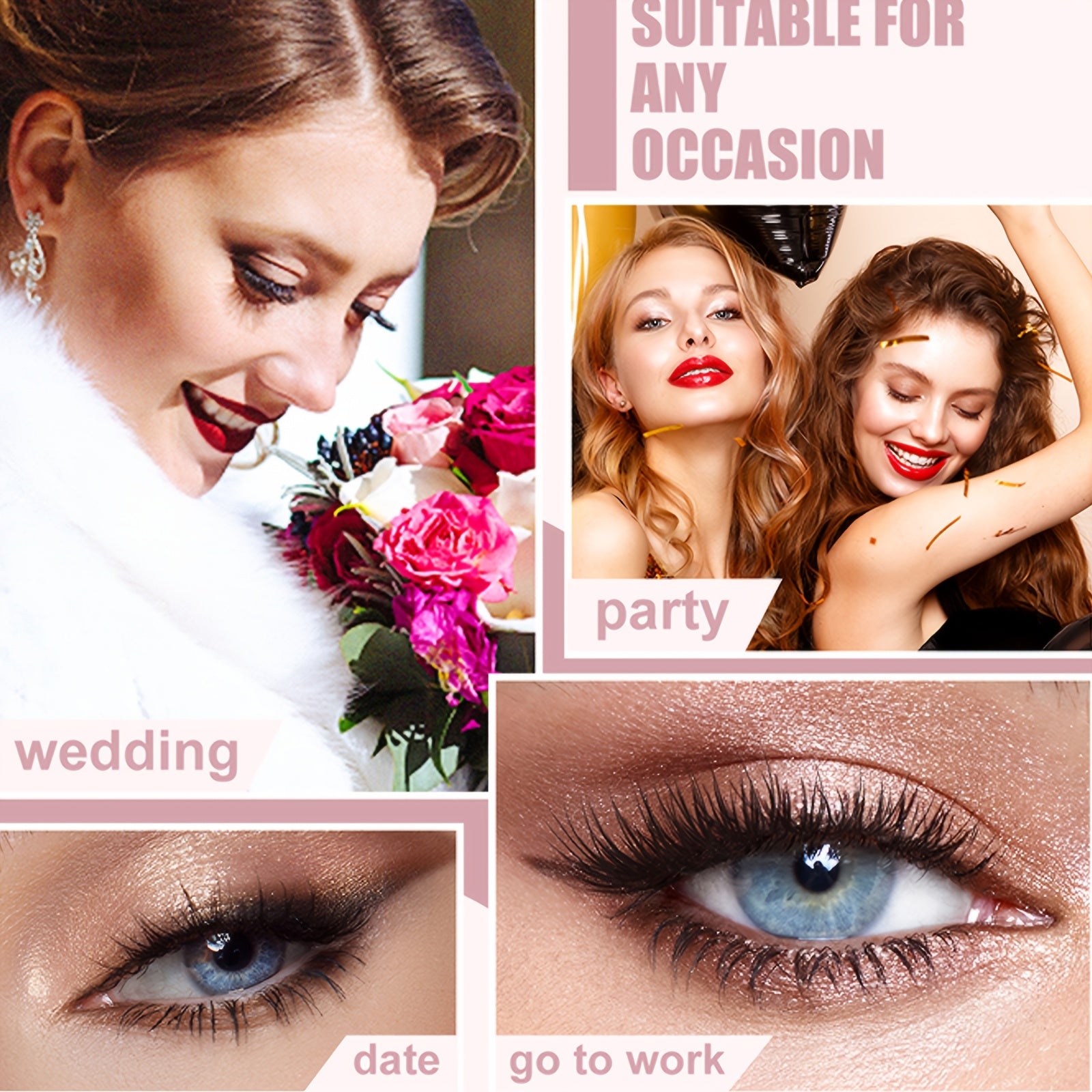 [Magnetic 3D Eyelashes] 7 Times Magnetic 3D Eyelashes | Reusable, Daily Wear, No Glue Needed, Long-lasting Beauty Without Worries