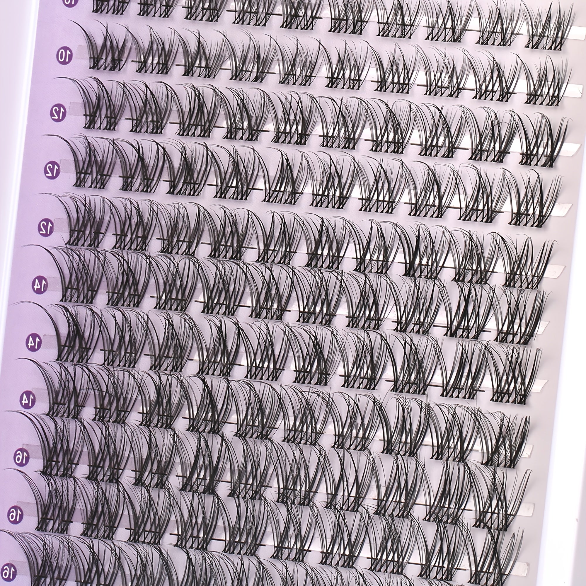 DIY Eyelash Extensions - Natural, Soft & Transparent Lashes, 8-16mm | Reusable, Beginner-Friendly | High-Quality, Hand-Made, Reusable Eyelash Extensions